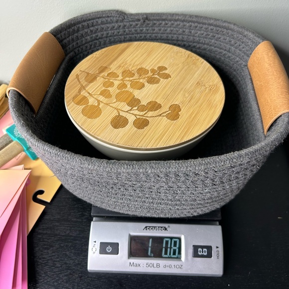 Naturally by Danny SEO Tight Seal Food Storage Bowl Decorative Floral Bamboo Lid - Picture 8 of 8